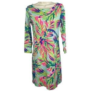 Lilly Pulitzer Pink and Green Coverup Dress